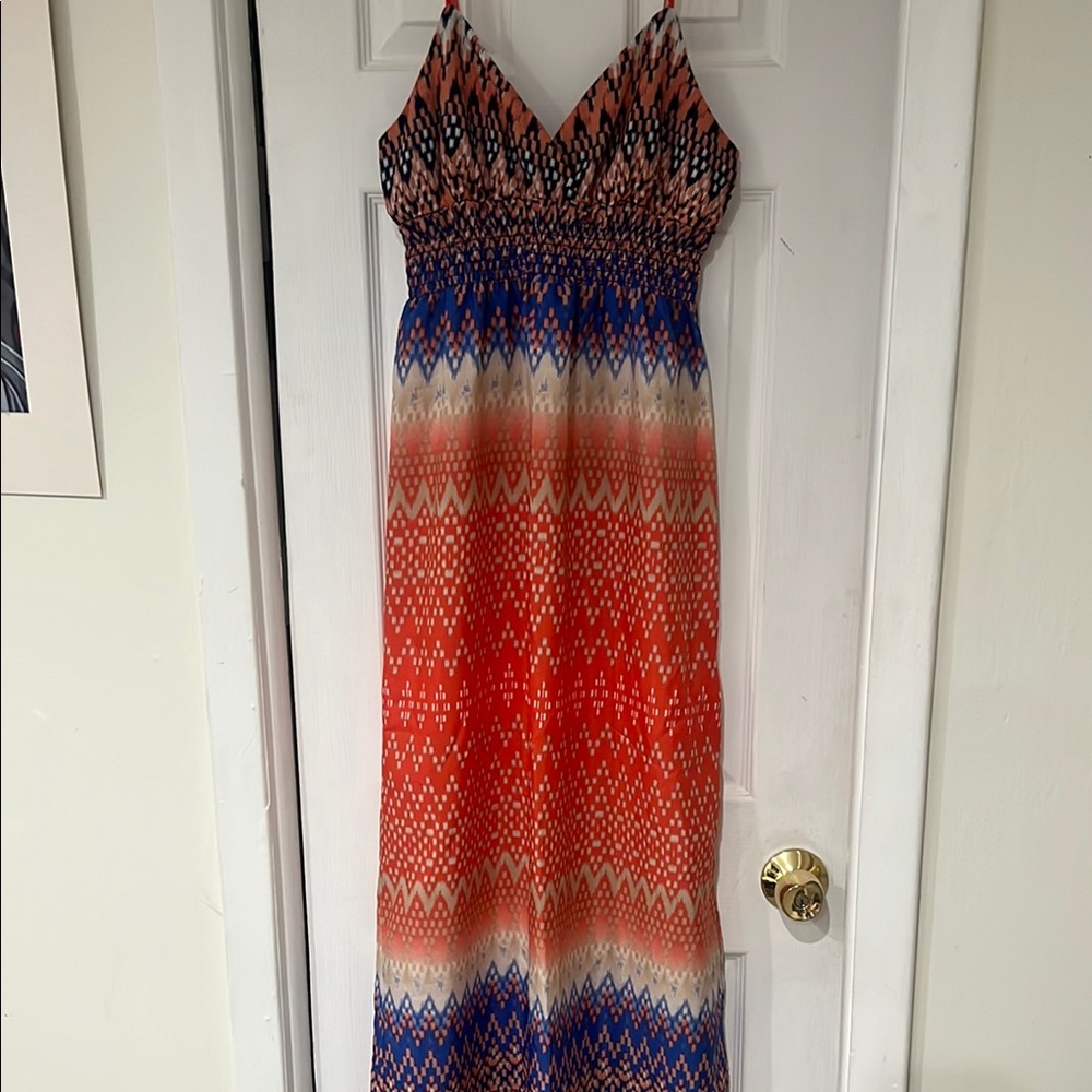 Love..Ady Multicolor Maxi Dress Size Medium